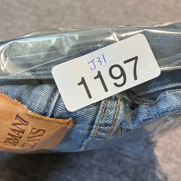 Armani Jeans J31 Regular Straight Jeans - Men's Size 30*34 - Blue - Picture 12 of 12